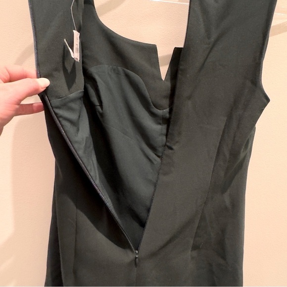 NWT- Banana Republic Dark Green Sleeveless Midi Dress Size 2 - Picture 6 of 7